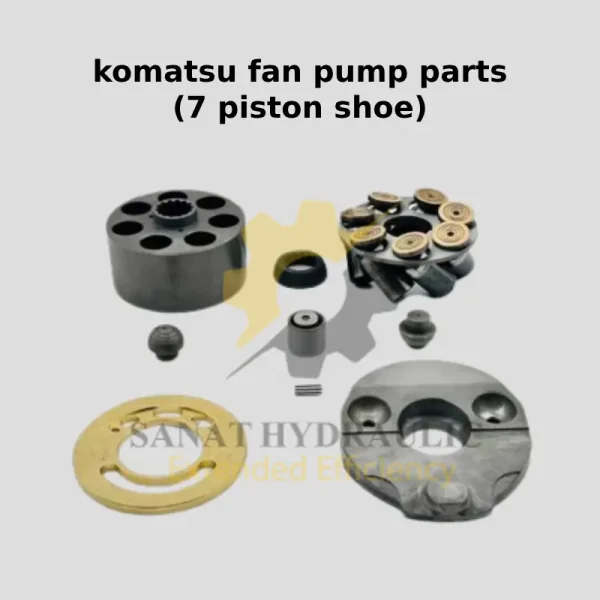 komatsu fan pump parts (7 piston shoe) (1) komatsu fan pump parts (7 piston shoe)